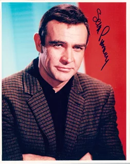 Sean Connery autograph