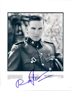 Ralph Fiennes autograph