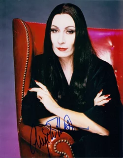 Anjelica Huston autograph