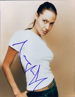 Angelina Jolie autograph