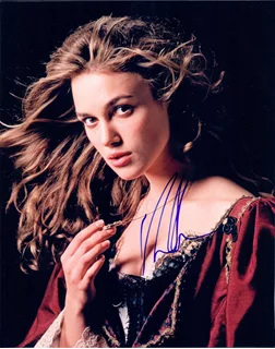 Keira Knightley autograph