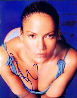 Jennifer Lopez autograph