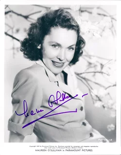 Maureen O'Sullivan autograph