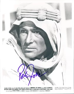 Peter O'Toole autograph