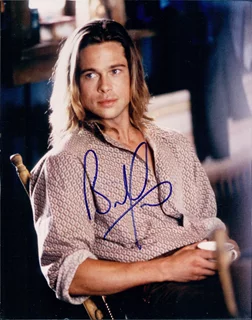 Brad Pitt autograph