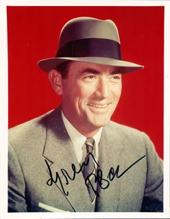 Gregory Peck autograph