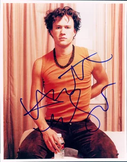 Heath Ledger autograph
