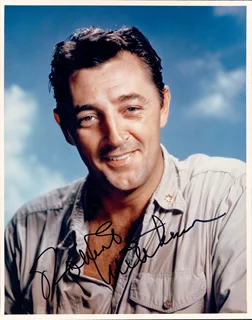 Robert Mitchum autograph