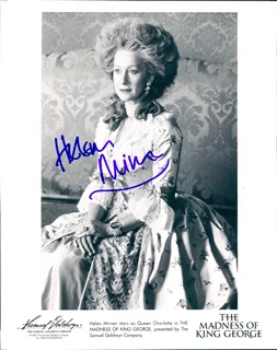Helen Mirren autograph