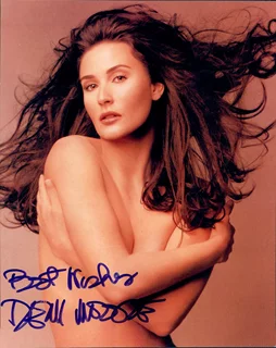 Demi Moore autograph