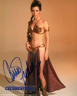Carrie Fisher autograph