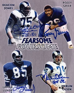 Fearsome Foursome autograph