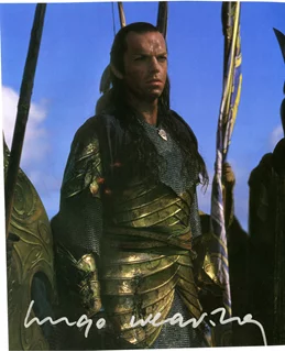 Hugo Weaving autograph