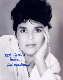 Ali MacGraw autograph
