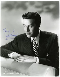 Ray Milland autograph