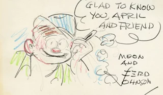 Ferd Johnson autograph