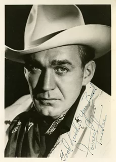 Forrest Tucker autograph