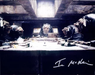 Ian McNeice autograph
