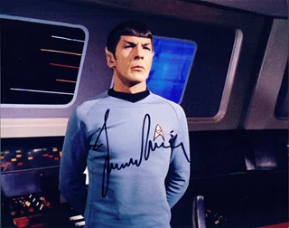 Leonard Nimoy autograph