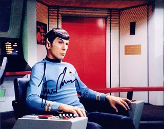 Leonard Nimoy autograph