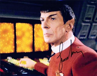 Leonard Nimoy autograph