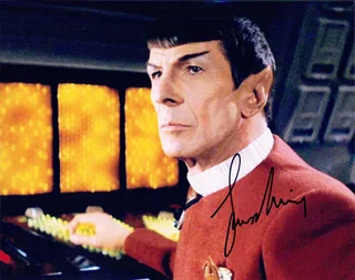 Leonard Nimoy autograph