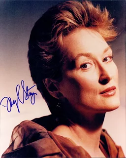 Meryl Streep autograph