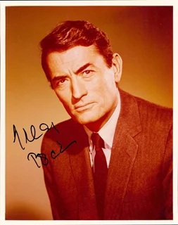 Gregory Peck autograph