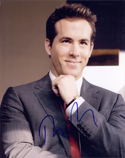 Ryan Reynolds autograph