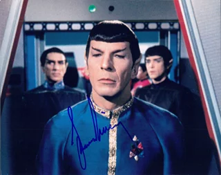 Leonard Nimoy autograph