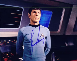 Leonard Nimoy autograph