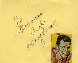 Buster Crabbe autograph