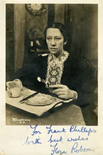 Flora Robson autograph