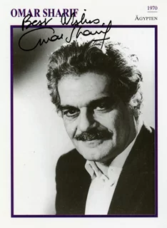 Omar Sharif autograph