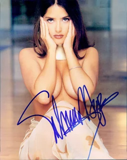 Salma Hayek autograph