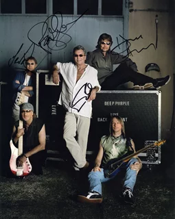 Deep Purple autograph