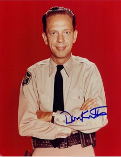Don Knotts autograph