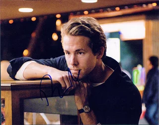 Ryan Reynolds autograph