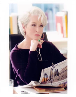 Meryl Streep autograph