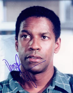 Denzel Washington autograph