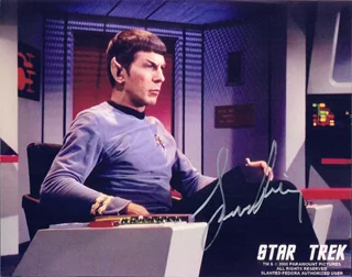 Leonard Nimoy autograph