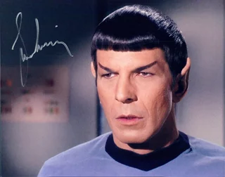 Leonard Nimoy autograph