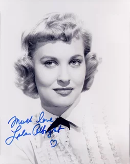 Lola Albright autograph