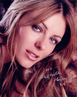 Elizabeth Hurley autograph