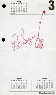 Pete Seeger autograph