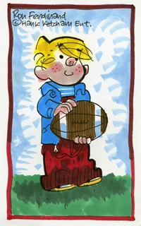 Dennis The Menace autograph