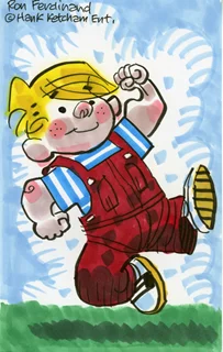Dennis The Menace autograph