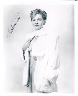 Joan Fontaine autograph