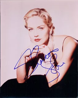 Sharon Stone autograph