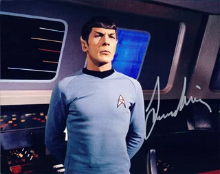 Leonard Nimoy autograph